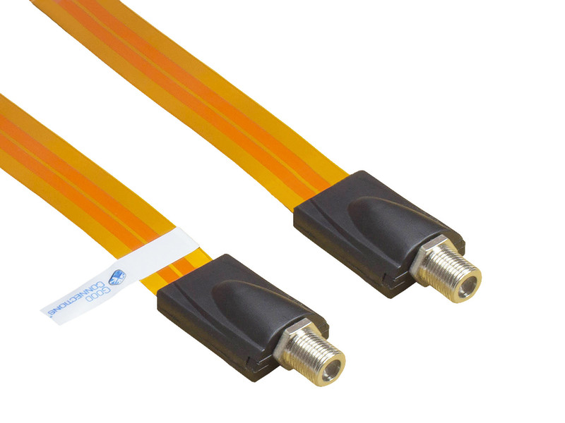 Alcasa S-1000QL 0.445m F F Transparent coaxial cable