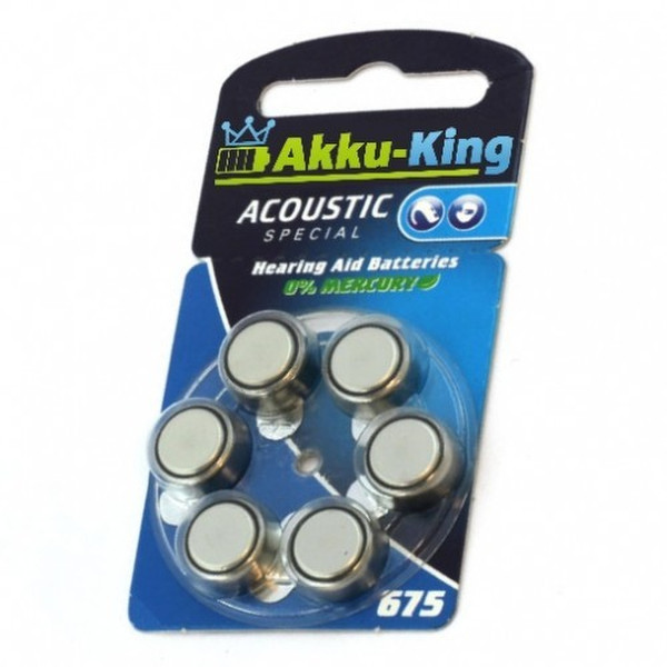 Akku-King 20109378 Zinc-Air 1.4V non-rechargeable battery