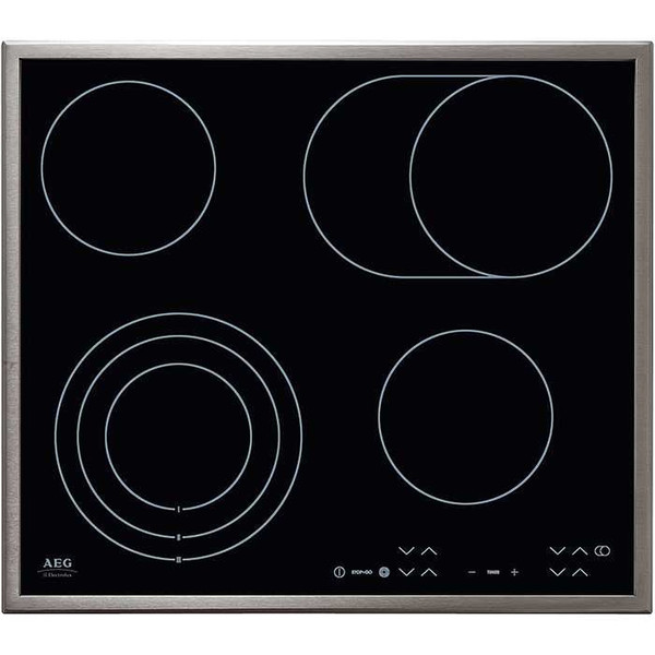 AEG 66301KFN built-in ceramic heater Eingebaut Ceramic hob Schwarz