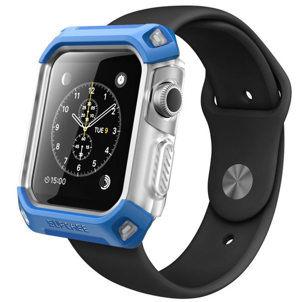 Supcase SUP-APPLEWATCH-UNICORN-38-FROST/BLUE Case Blue Polycarbonate,Thermoplastic polyurethane (TPU)