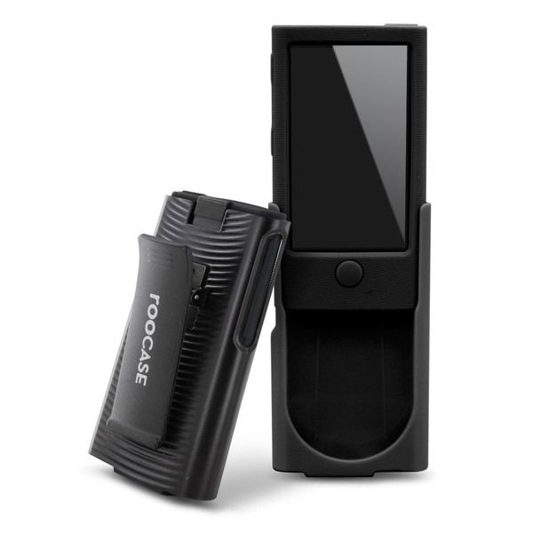 Roocase YM-NANO7-HYB-BK-TG Skin case Schwarz MP3/MP4-Schutzhülle