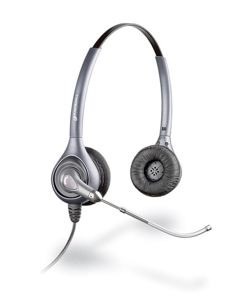 Plantronics H361 Binaural Silber Headset