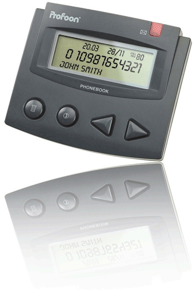 Profoon PCI-65 Silber Telefonnummernanzeige
