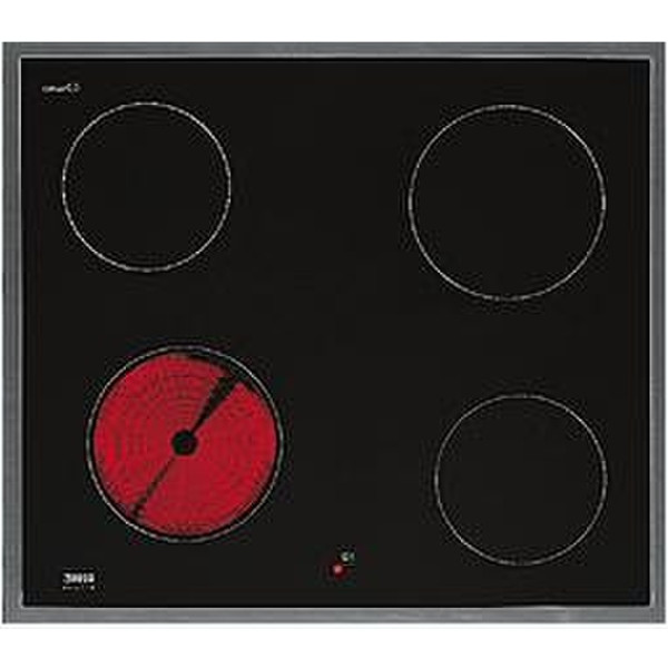 Zanussi ZGRX25047 Ceramic heater Eingebaut Ceramic hob Schwarz