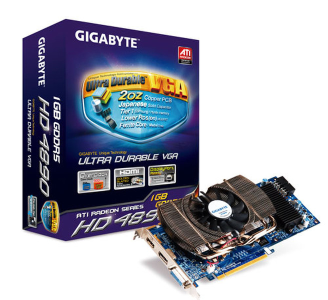 Gigabyte GV-R489OC-1GD 1ГБ GDDR5 видеокарта