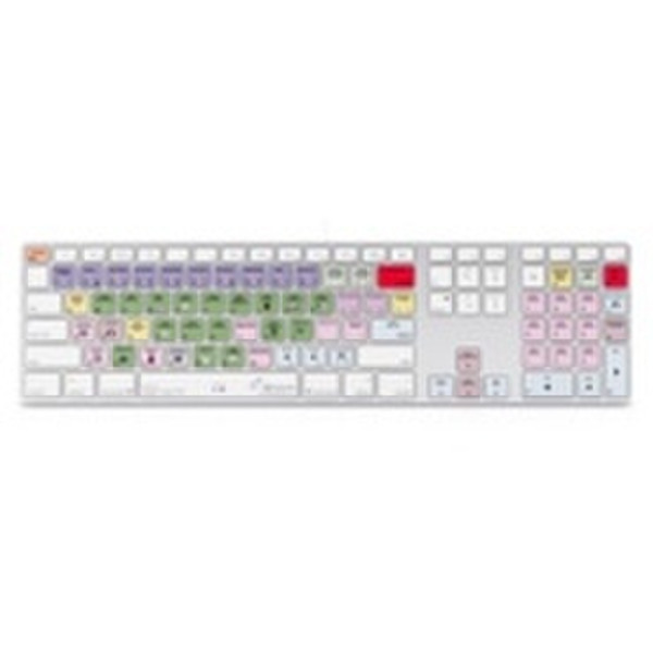 Apple XSKN Logic Studio Keyboard USB QWERTY Белый клавиатура