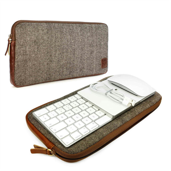 Tuff-Luv J15_20_5055261824563 Keyboard Wallet Brown,Grey peripheral device case