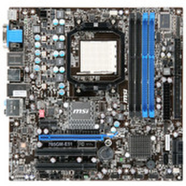 MSI 785GM-E51 AMD 785G Разъем AM3 Микро ATX материнская плата