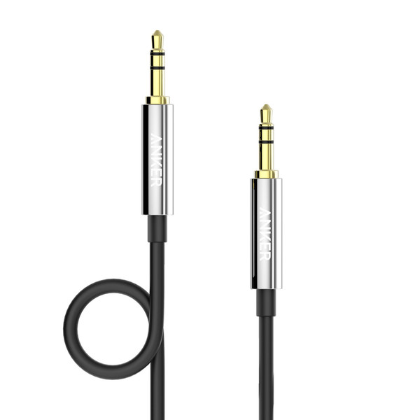Anker SoundLine 3,5 мм 3,5 мм Черный аудио кабель