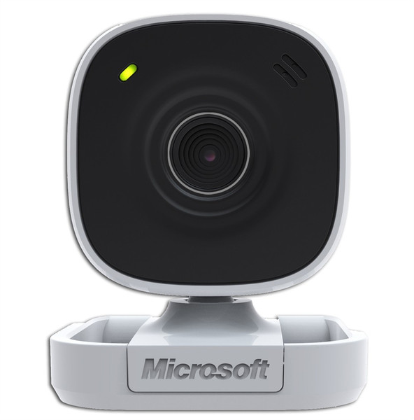 Microsoft LifeCam VX-800 0.3МП 640 x 480пикселей USB 2.0 Белый вебкамера