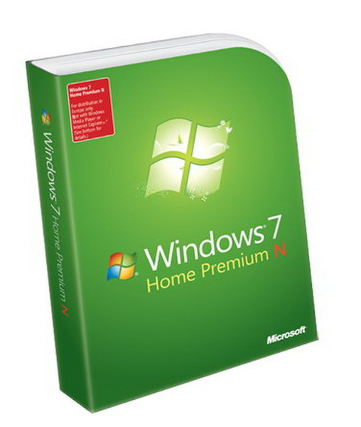 Microsoft Windows 7 Home Premium N, EN