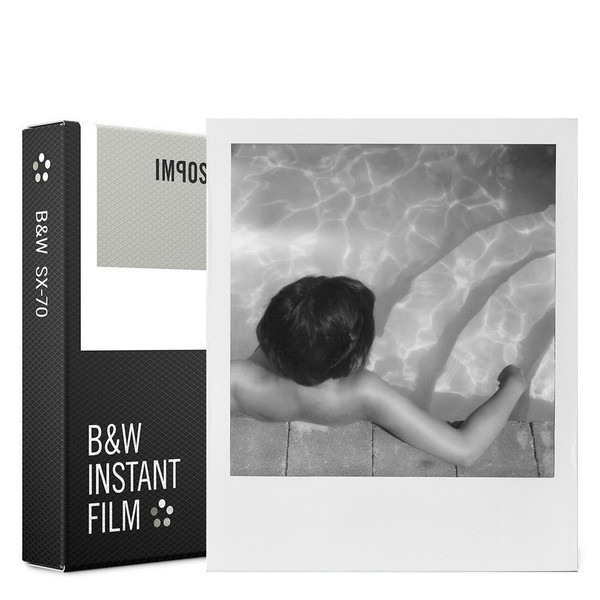 Impossible 4513 schwarzweiß película instantánea para cámaras Polaroid SX70 8 fotografías