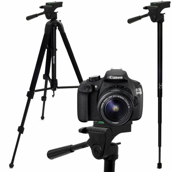 iGadgitz U5052 Цифровая/пленочная камера 3ножка(и) Черный штатив
