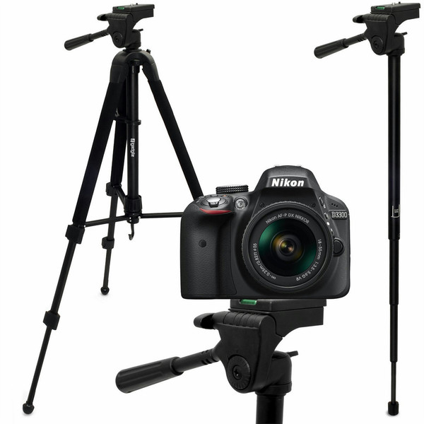 iGadgitz U5054 Digital/film cameras 3leg(s) Black tripod
