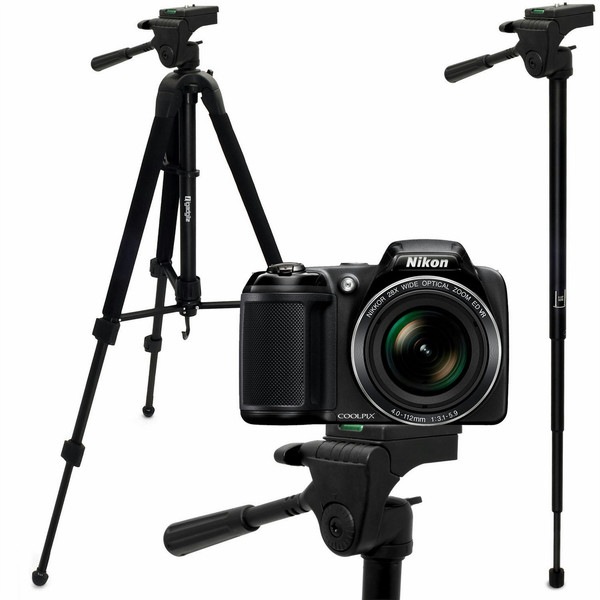 iGadgitz U5078 Digital/film cameras 3leg(s) Black tripod