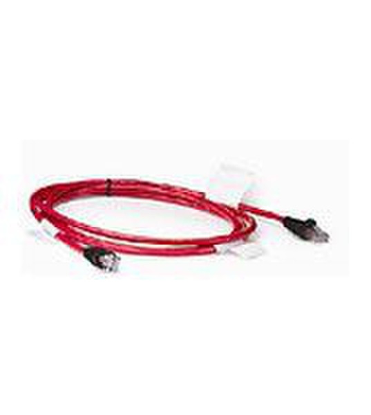 Hewlett Packard Enterprise KVM 1.83м Красный сетевой кабель