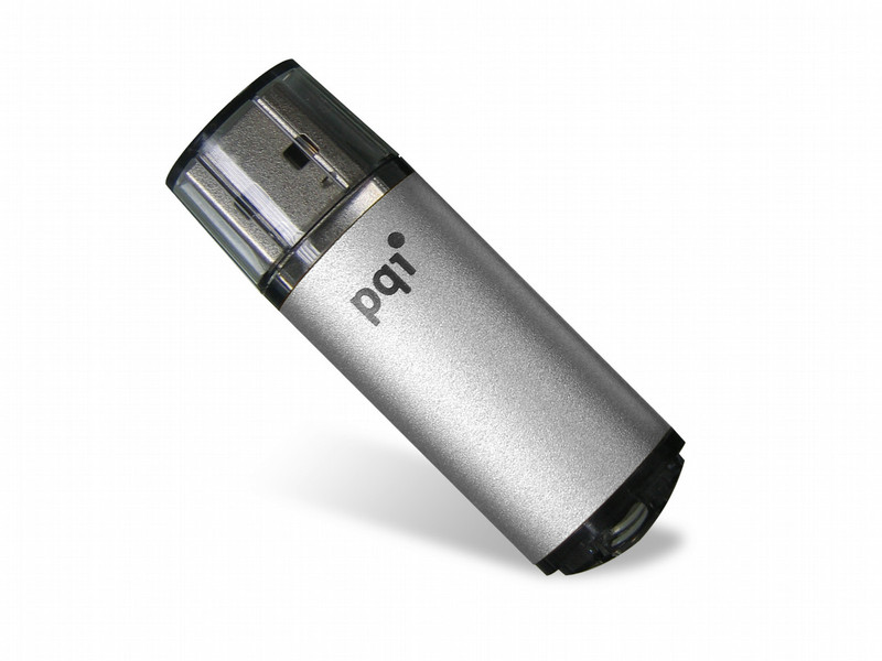 PQI U172P 8GB Silver 8ГБ USB 2.0 Тип -A Cеребряный USB флеш накопитель