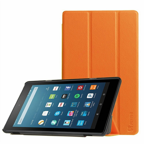 Fintie EKAF055EU 8Zoll Blatt Orange E-Book-Reader-Schutzhülle