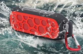 Zogin 6800531892044 Stereo portable speaker Rectangle Black,Red