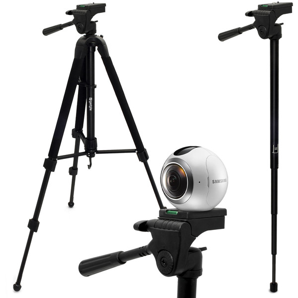 iGadgitz U5654 Action camera 3leg(s) Black tripod