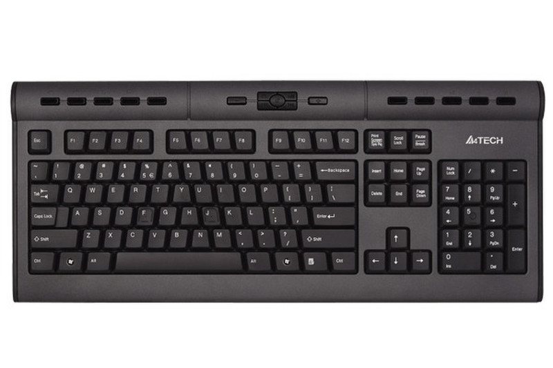 A4Tech GKS-770D Беспроводной RF QWERTY Черный клавиатура