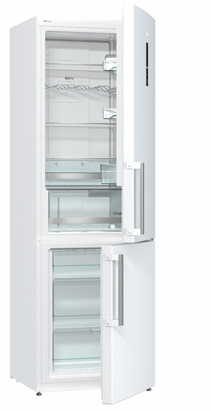Gorenje NRK6192MW Отдельностоящий 307л A++ Белый холодильник с морозильной камерой