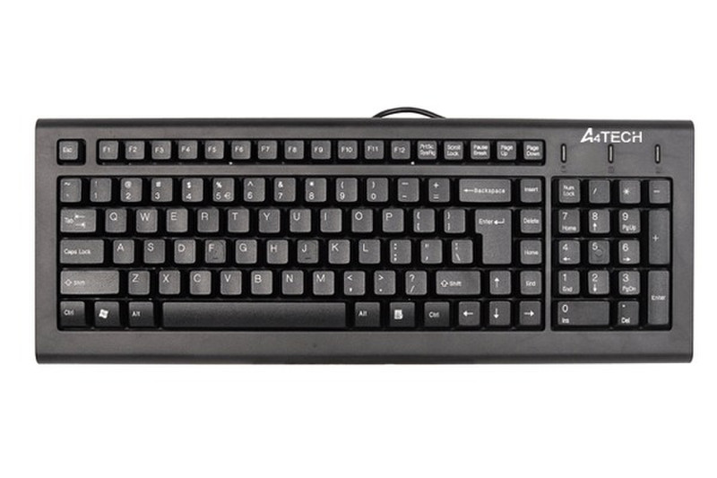 A4Tech KB-820 PS/2 AZERTY Черный клавиатура