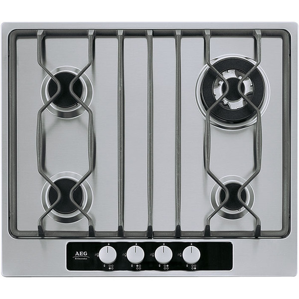 AEG 65754GM Встроенный Gas hob Cеребряный плита