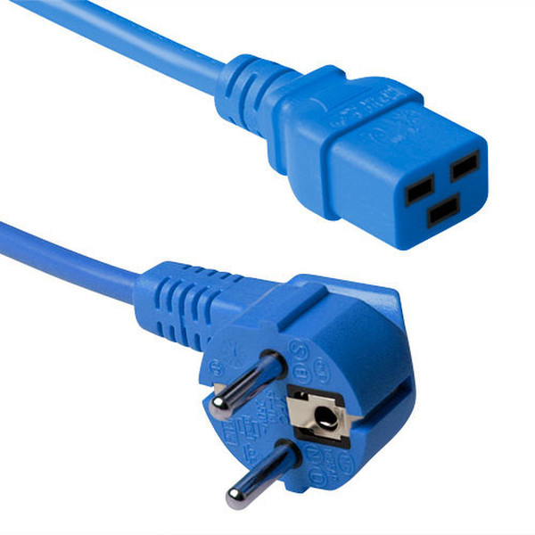 Advanced Cable Technology AK5173 1.8м CEE7/7 Schuko Разъем C19 Синий кабель питания