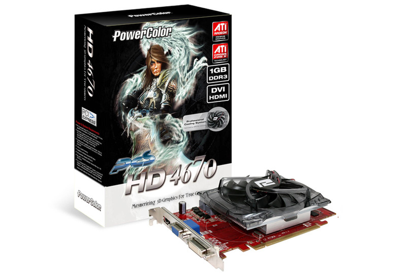 PowerColor PCS HD4670 1GB DDR3 1ГБ GDDR3