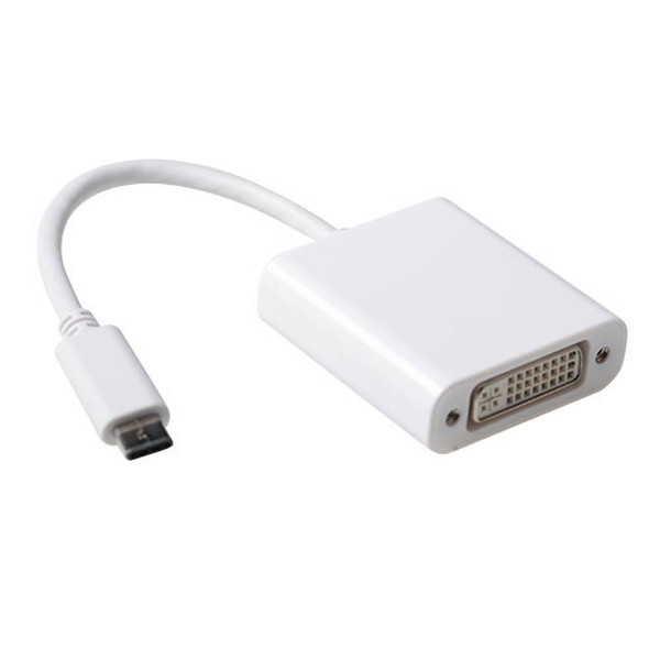 Advanced Cable Technology SB0017 USB type C DVI Белый кабельный разъем/переходник