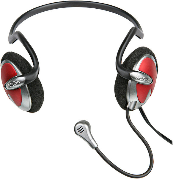 SPEEDLINK Picus Stereo PC Headset Binaural Red headset
