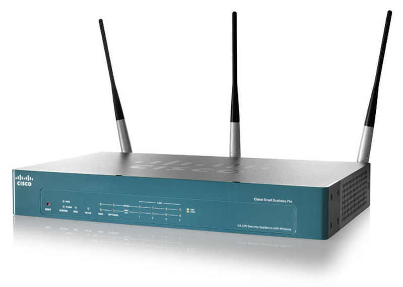 Cisco SA 520W Security Appliance 200Mbit/s Firewall (Hardware)