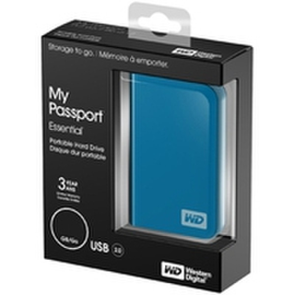 Western Digital My Passport Essential 320GB 2.0 320ГБ Синий внешний жесткий диск