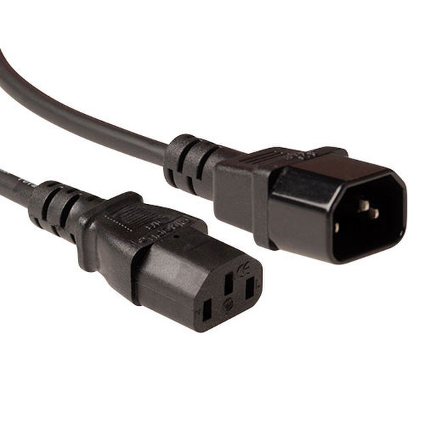 Advanced Cable Technology AK5216 3m C14 coupler C13 coupler Black power cable