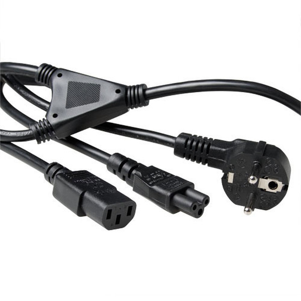 Advanced Cable Technology AK5166 1.8м CEE7/7 Schuko Черный кабель питания