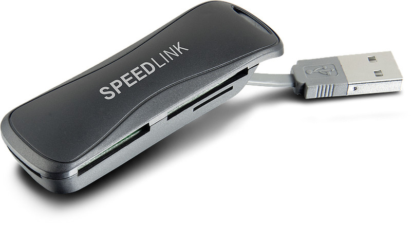 SPEEDLINK SL-150001-BK USB 2.0 Черный устройство для чтения карт флэш-памяти