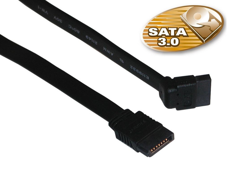 Sandberg SATA 3.0 cable 0.8m angled SATA cable