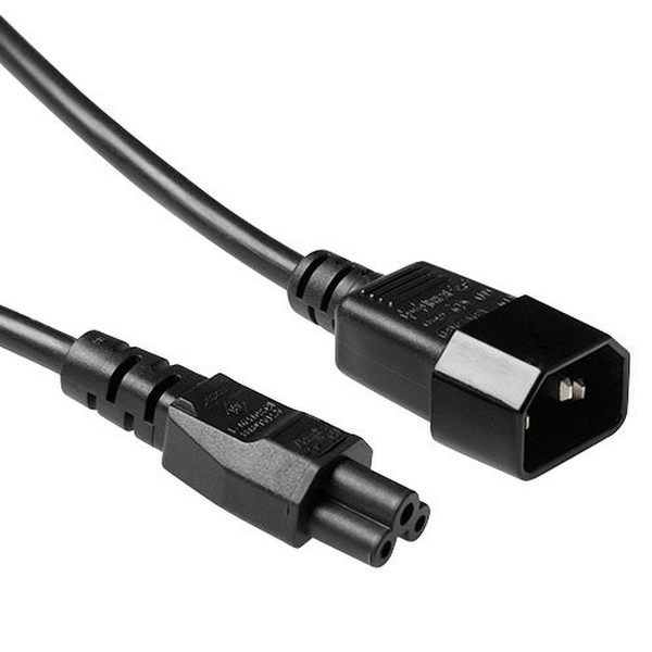 Advanced Cable Technology AK5218 0.5м C5 coupler C14 coupler Черный кабель питания