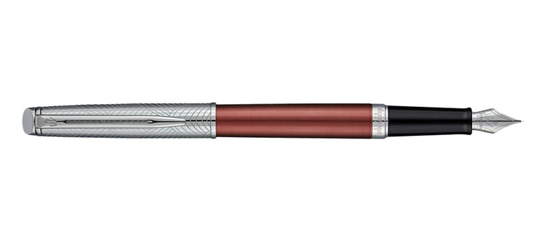 Waterman Hemisphere Rose Cuivre Cartridge filling system Черный, Медный, Cеребряный перьевая авторучка