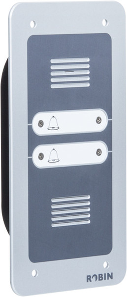 Robin C01062 Aluminium,Grey door intercom system