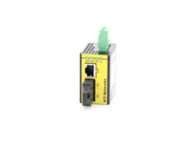 KTI Networks KFC-241-L-C Internal 100Mbit/s 1310nm Black,Yellow network media converter