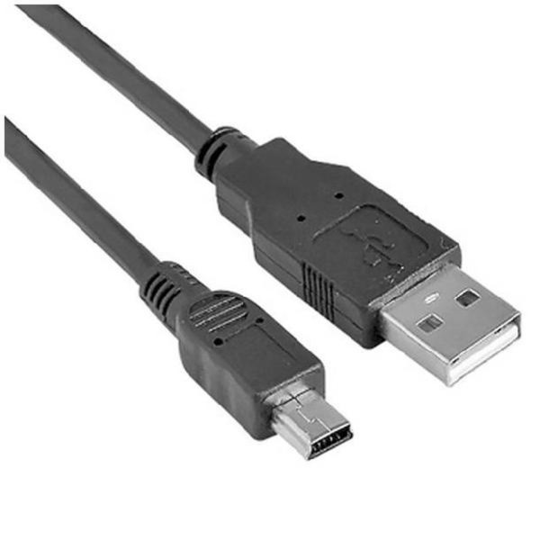 Nilox 07NXUD02MB201 2м USB A Mini-USB B Черный кабель USB