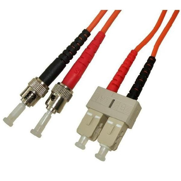 Nilox 07NXDF03ST201 3m ST SC Red fiber optic cable