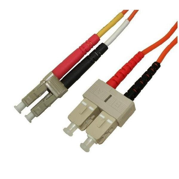 Nilox 07NXDF03SC201 3m LC SC Red fiber optic cable