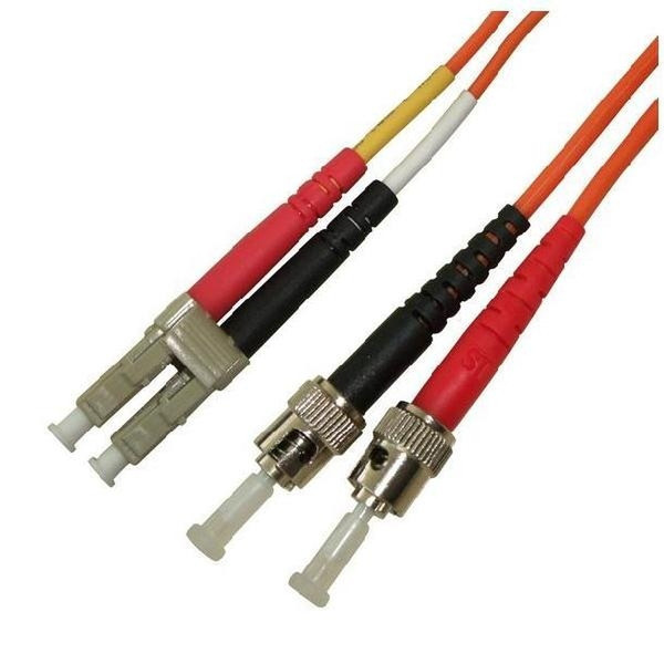 Nilox 07NXDF01LS201 1m LC ST Red fiber optic cable
