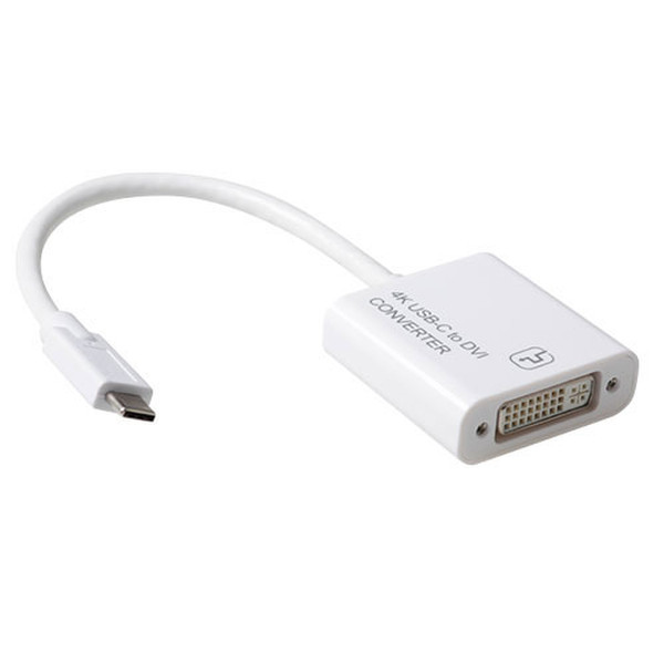 Advanced Cable Technology SB0018 USB type C DVI Белый кабельный разъем/переходник