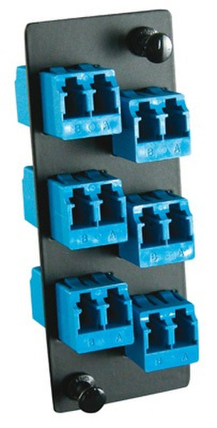 Molex AFR-00365 LC 1pc(s) Black,Blue fiber optic adapter