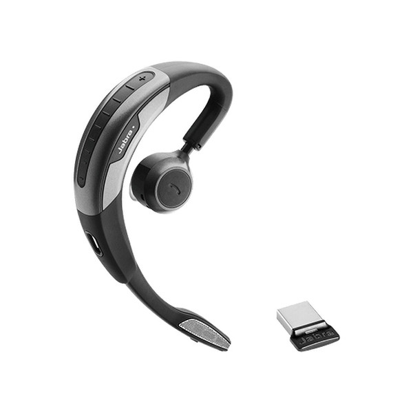 Jabra Motion UC Заушины Стереофонический NFC/Bluetooth Черный, Cеребряный