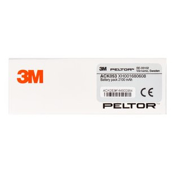 Peltor ACK03 Nickel Metal Hydride 1700mAh 2.4V rechargeable battery